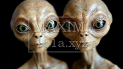 昔から表現されている古典的な宇宙人のポートレート