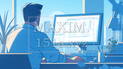 マーケティングデータなどの計量分析を行っているビジネスパーソン