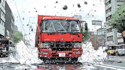 街中での自動車事故 | 9287571-6860