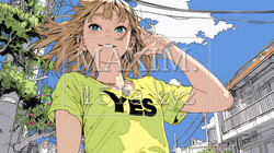 満面の笑みでYesと言っている若い女性｜9333119-14126