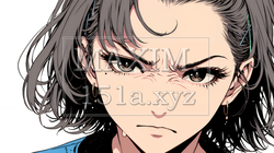 口と顔を歪めて嫌な感情を表している若い女性｜9407980-5949