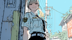 女性の警備員｜9439584-4834