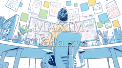 マーケティングデータなどの計量分析を行っているビジネスパーソン | 9460279-6390