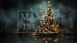 クリスマスツリー：シュールレアリズム的表現の背景画像 | 9498886-2733