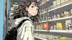 スーパーマーケットで買い物をしている若い女性｜9543740-16886