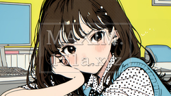 「はぁ？」と呆れた表情をしている女子高生｜9572154-8299