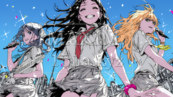 ステージで熱唱している女の子たち