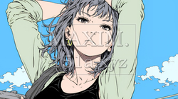 否定的な感情を抱いている若い女性