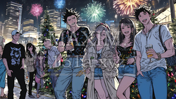 若者たちのクリスマスパーティ｜9686987-6972