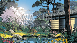 早春の日本庭園 | 9693038-7875