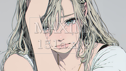 涙ぐむ若い女性｜9746647-13010