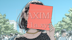 Noのレッドカードサインを出している女性｜9836214-9769