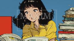 新聞を見て驚いている女性｜