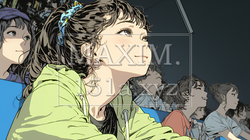 映画や演劇を鑑賞している若い女性 | 9962118-16123
