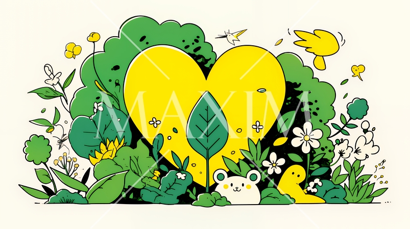 エコとサステナビリティのビジネスコンセプト｜地球と再生可能エネルギーで考える環境問題イラスト