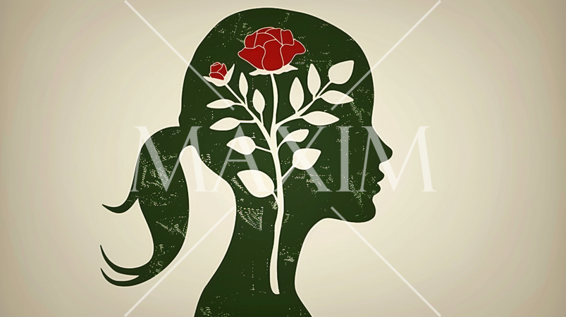 頭の中に咲いた一輪のバラ：脳と神経の抽象