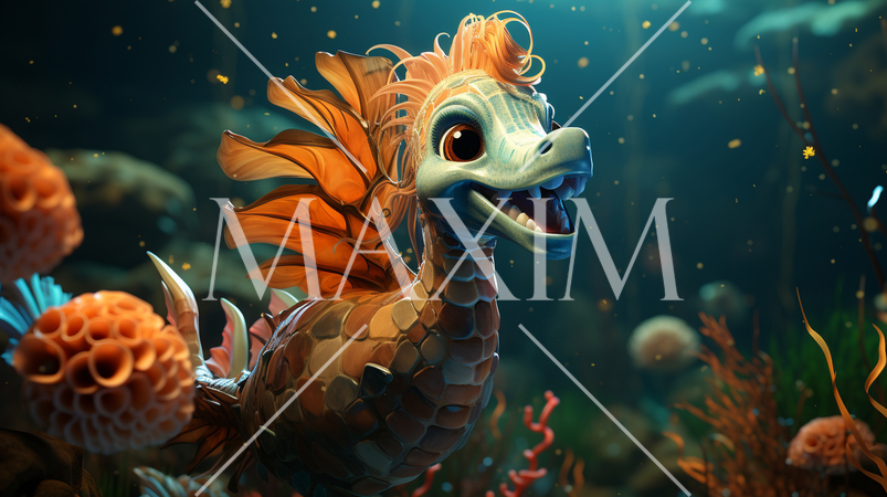 タツノオトシゴ：かわいらしい雰囲気