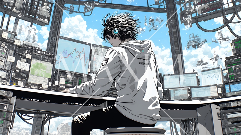 ビッグデータとAI：データ解析による洞察とデータセンターの役割のイメージ