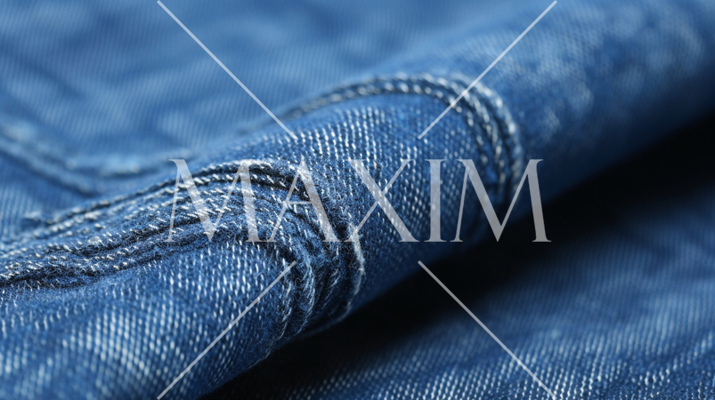 デニム生地の背景画像：精緻CG画像