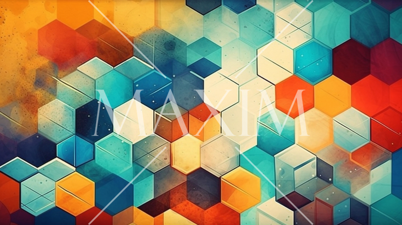 ジオメトリックデザインの背景