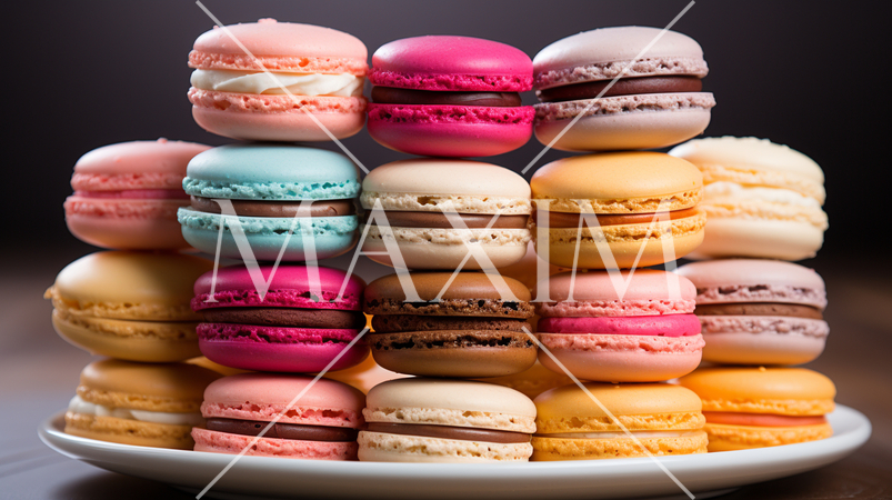 色とりどりのマカロン