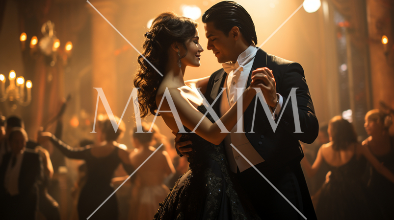 ballroomでの社交ダンス風景