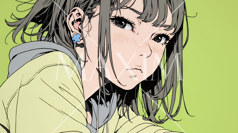 Noという表現を思いっきり顔に表しているる女性