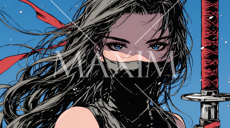 セクシーな女忍者（くノ一）