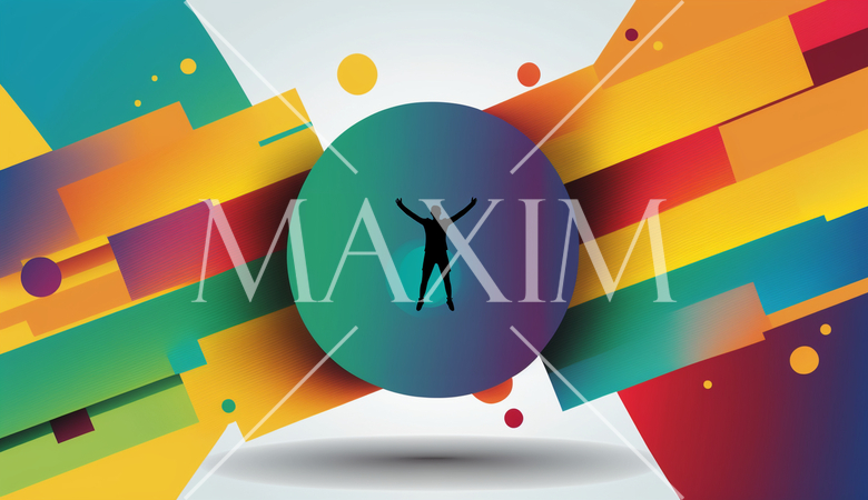 仕事の成功の抽象的イメージ：成功体験、昇進、業績向上