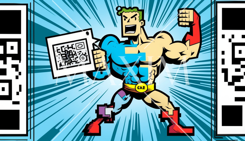 人間版QRコード（QRコードみたいに平板な人）：AI・デジタル思考人間