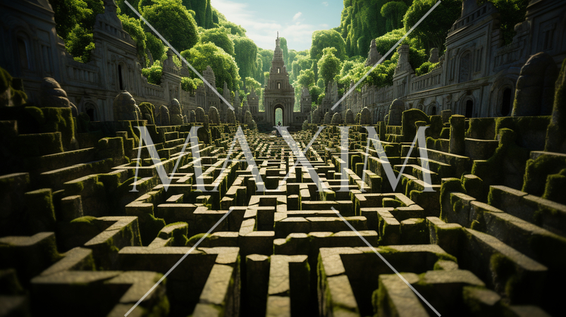 迷路のような古代都市