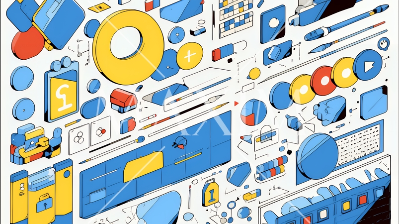 サイバーセキュリティ対策の重要性｜ロックとシールドで守る情報保護のビジネスバナー素材