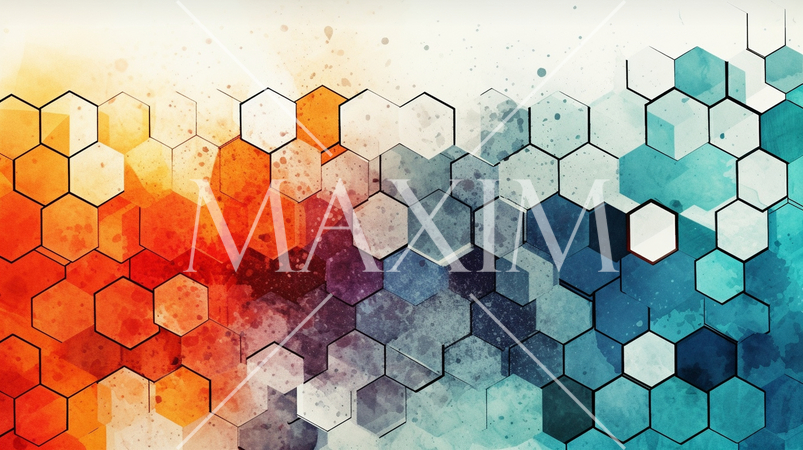 ジオメトリックデザインの背景