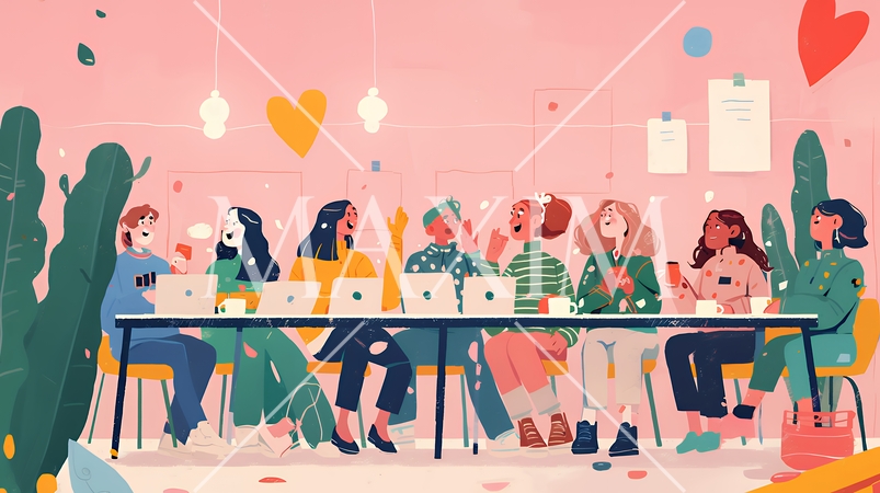 心理的安全な職場（安心して意見を言える職場環境）（POPな表現）