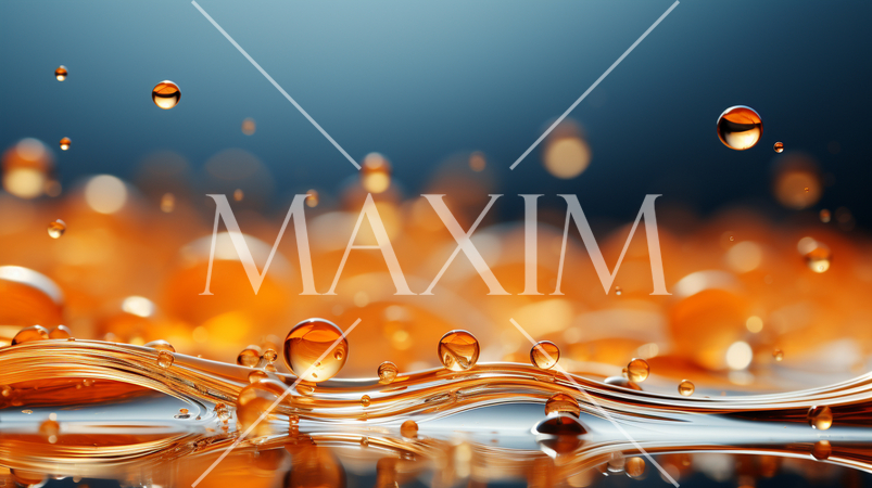 オレンジ基調のおしゃれでクールなグラデーションの効いた背景画像