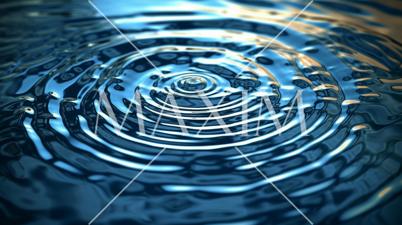 波紋の背景イメージ精緻CG画