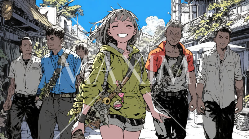 朱に交われば赤くなる／墨に染まれば黒くなる：いたいけな女の子が柄の悪い男たちと行動している