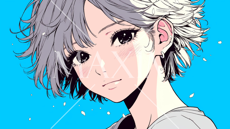 誰も理解してくれないとふてくされている女の子