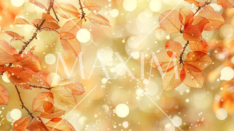 秋の木漏れ日：色の変化が滑らかで、立体感や柔らかさを与えるグラデーション背景パターン