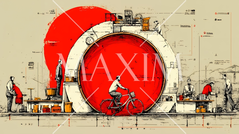 PDCA：「Plan（計画）」「Do（実行）」「Check（評価）」「Action（改善）」のイメー