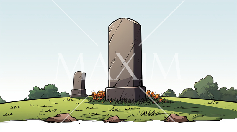 墓石：普通の野ざらしになっているちょっと古い墓石