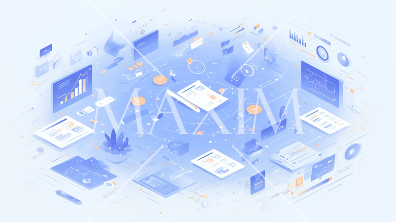 ビジネスは様々な要素と人々が絡み合っていることをイメージ