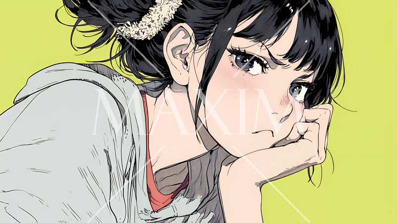 Noという表現を思いっきり顔に表しているる女性