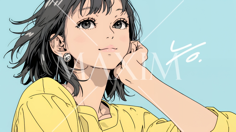 満面の笑みでYesと言っている若い女性