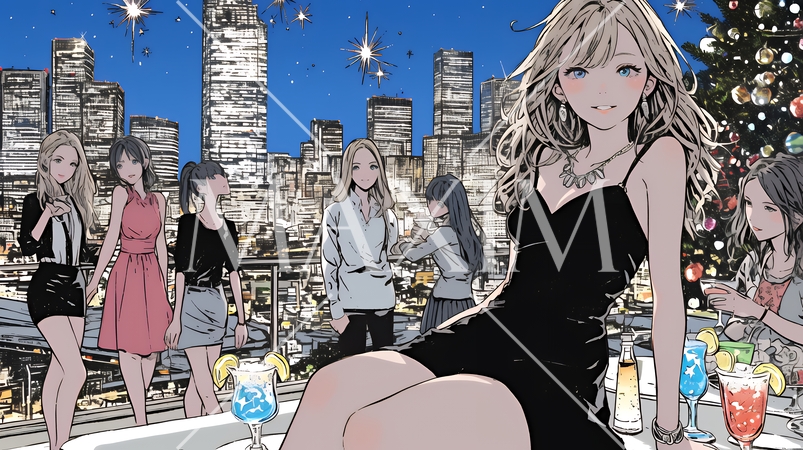 若者たちのクリスマスパーティ