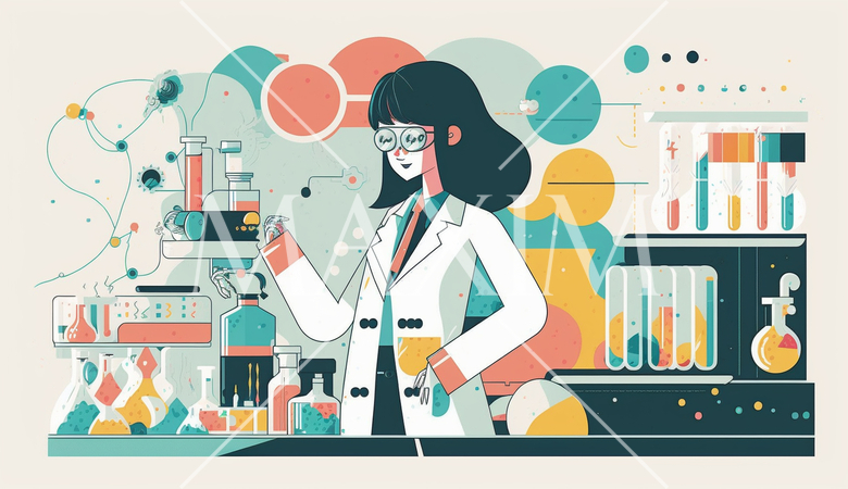 イノベーションと研究開発：研究所やイノベーションセンターでの作業。