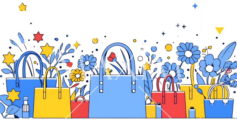 バーゲンセールの広告・ポスターに活用できるイラスト