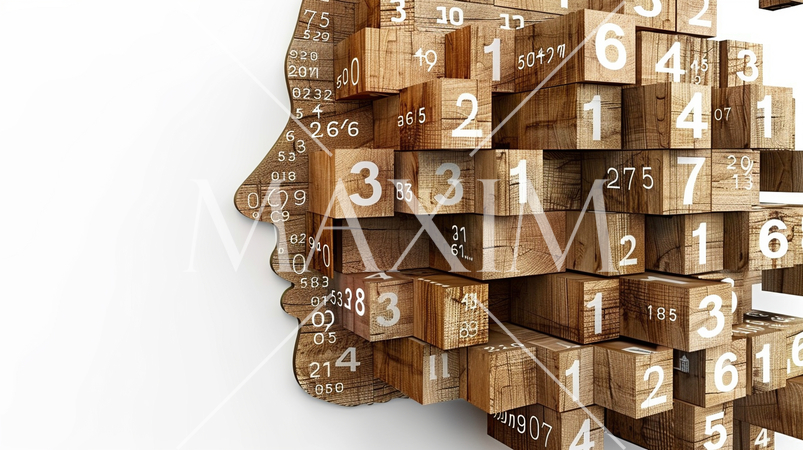 売上計画などの数値計画に悩んでいる人のイメージ