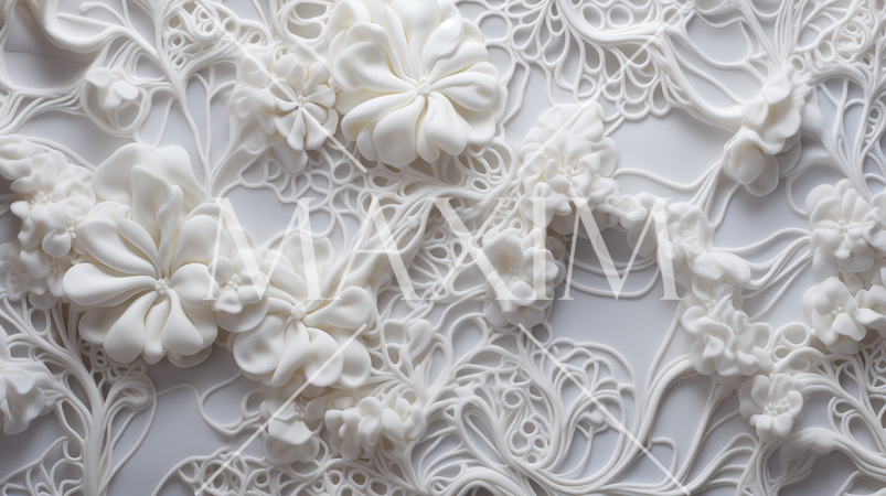 白いレース織り布の背景画像