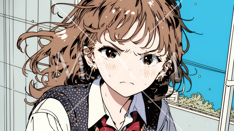 「バカ言ってんじゃないよ」と激怒している女子高生